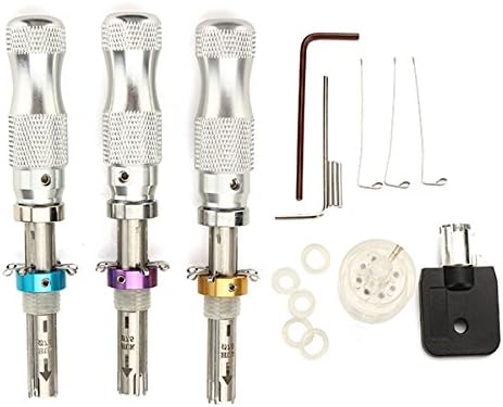 Praniche Cylinder Locksmith Tools 3Pcs 7Pin Tubular Pick Tool Car &amp; Vehicle Accessories / Parts