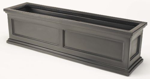 Novelty 18348 Madison 34-Inch Flower Box Black