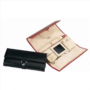 Jewelry Roll Organizer Color: Black