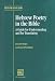 Hebrew Poetry in the Bible: A Guide for Understanding and for Translating (Ubs Handbooks Helps for Translators)
