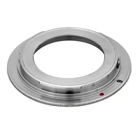 CowboyStudio M42 x 1mm Lens to Canon EOS EF Camera Body Adapter for Canon DSLR SLR Cameras