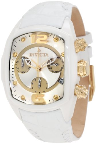Invicta Womens 0311 Lupah Revolution Chronograph White Mother-Of-Pearl Dial Watch Invicta Womens 0311 Lupah Revolution Chronograph White Mother-Of-Pearl Dial Watch