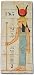 Isis Standing Holding Staff Large Wall Relief