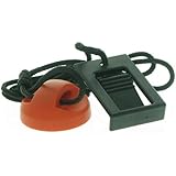 Treadmill Round Red Safety Magnet 236977