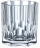 Nachtmann Aspen Crystal Double Old Fashioned/Whiskey Tumblers, Set of 6