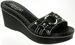 Coach Janeesa Women's Black Wedge Sandals