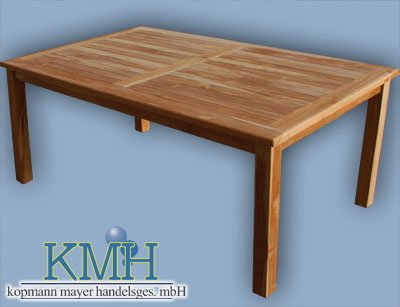 Gartentisch (180 x 90 / ECHT TEAK) / Tisch / Teaktisch / Holztisch