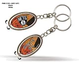 Brooklyn Nets Metal Spinner Keychain
