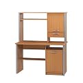 Function Desk with Hutch- Honey