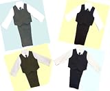 Boys Pinstripe 4-pc Pinstripe Slacks Set Quality Suiting Material with Vest, Shirt, Tie Choice: Black, Navy, Grey, or Sage
