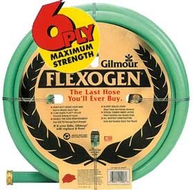 Gilmour 10 Series 1-Inch Diameter 6 Ply Flexogen, 1 Inch X 100 Feet, #10-10100, Green