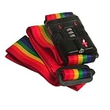Safe Skies TSA Luggage Strap - Rainbow