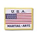 USA Martial Arts Patch 41VTW2X6Y0L. SL75 USA Martial Arts Patch