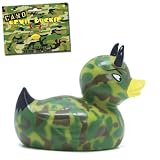 Camo Devil Rubber Duckie Ducky Squeaky Army Bath... by