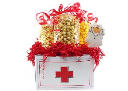 Get Well Red Cross - Gourmet Popcorn Creation by America