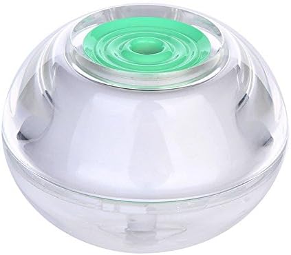 Caston Portable Cold Air Humidifier Crystal Nightlight Luminous USB Creative Mini Cool Mist Vaporizer(Green)