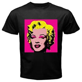 Black T-Shirt of Andy Warhol Marilyn Monroe