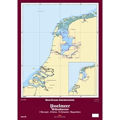 Sportbootkarten Satz 10/2004. Ijsselmeer. Mit Randmeeren