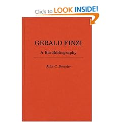 Gerald Finzi: A Bio-bibliography (Bio-Bibliographies in Music)