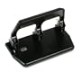 Master 40-Sheet 3-Hole Punch with Comfort Handle, Black (MATMP50)