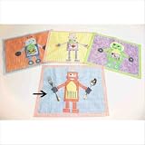 Orange Robot Placemat Reviews