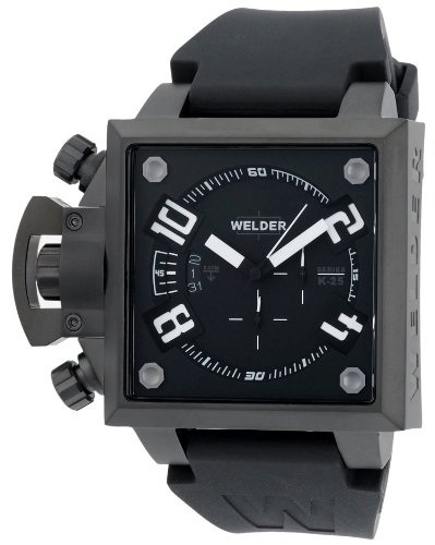 Welder by U-Boat K25B Chronograph Black Ion-Plated SS Mens Sport Watch K25B-4703