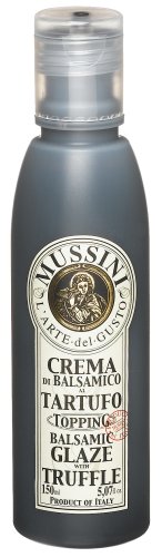 Mussini Crema, Tartufo Balsamic Glaze with Truffle, 5.07-Ounce Bottles (Pack of 2) by Mussini