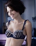 Simone Perele French Lingerie Prelude Navy Blue Half Cup Bra 174 330 32B