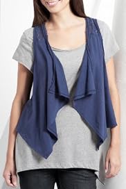 Pure Cotton Lace Waistcoat & Slub Vest Set [T41-5085A-S]