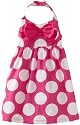 Carters Toddler Girls Polka Dot Print Sundress with Bow