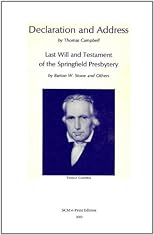 Declaration and Address & Last Will and Testament