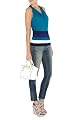 Jersey and Knit Bodycon Stripe Top