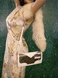 Christian Dior - $4580 New CHRISTIAN DIOR DTrick Silver Python Fur Purse Bag