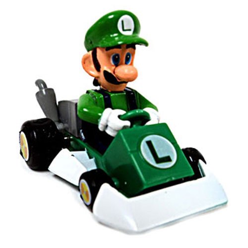 Mario Kart DS - Pull Back Racers - LUIGI (1.5 inch)