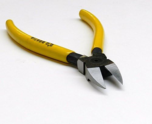 DIAGONAL CUTTER FLUSH CUT PLASTIC SPRUE CUTTING PLIERS SOFT WIRE 6" CV-STEEL