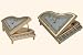 Miniature clock - Grand piano - alloy