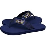 NBA Cleveland Cavaliers Navy Blue Sequin Strap Flip Flops (9/10)