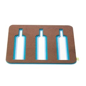True Fabrications Felt 6-Bottle Wine Rack Mat by True Fabrications