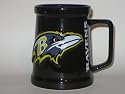 BALTIMORE RAVENS 26 oz. Team Logo Sculpted COFFEE MEGA MUG