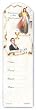 100 First Communion Mini-Bookmark Remembrances in English, 2.5" x 8.25" - Boy and Divine Mercy