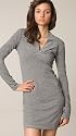 C & C California Heather V-Neck Tunic Dress