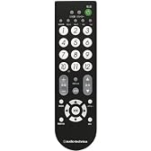 audio-technica 地デジ対応テレビリモコン ATV-558D BK