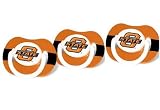 Baby Fanatic OSU810 Pacifier - Oklahoma State University Package of Three