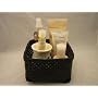 Bath & Body Works Fresh Vanilla Gift Basket including Body Cream, Body Lotion, Skin Therapy Hand Lotion, Body Splash, Oil Warmer, and Home Fragrance Oil