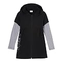 Girls' Xhilaration&reg; 2-fer Hoodie Top - Ebony