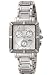 Women's Square Stainless Steel Chronograph Diamond