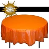 *Premium* Round Orange table cover