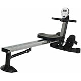 Home exercise Easy Glide Rower, aluminum seat,, nylon strap, electronic monitor