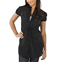 Converse&reg; One Star&reg; Ruffled Tunic Top - Black