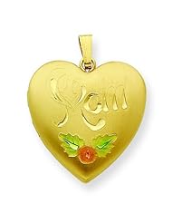 Gold Plated Sterling Silver 24mm Satin.
